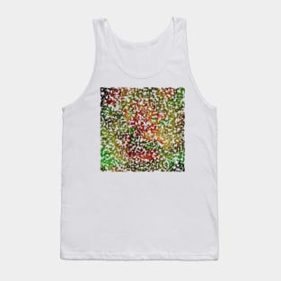 Abstract curves pattern paint Tank Top